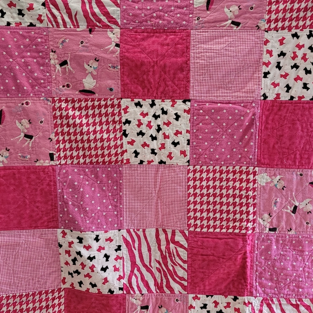 Crib, Child, Toddler Quilt Handmade Soft And Warm Rag Quilt - Picture 2 of 6